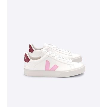 Veja CAMPO CHROMEFREE Low Tops Sneakers Herre White/Pink | NO 193WNB